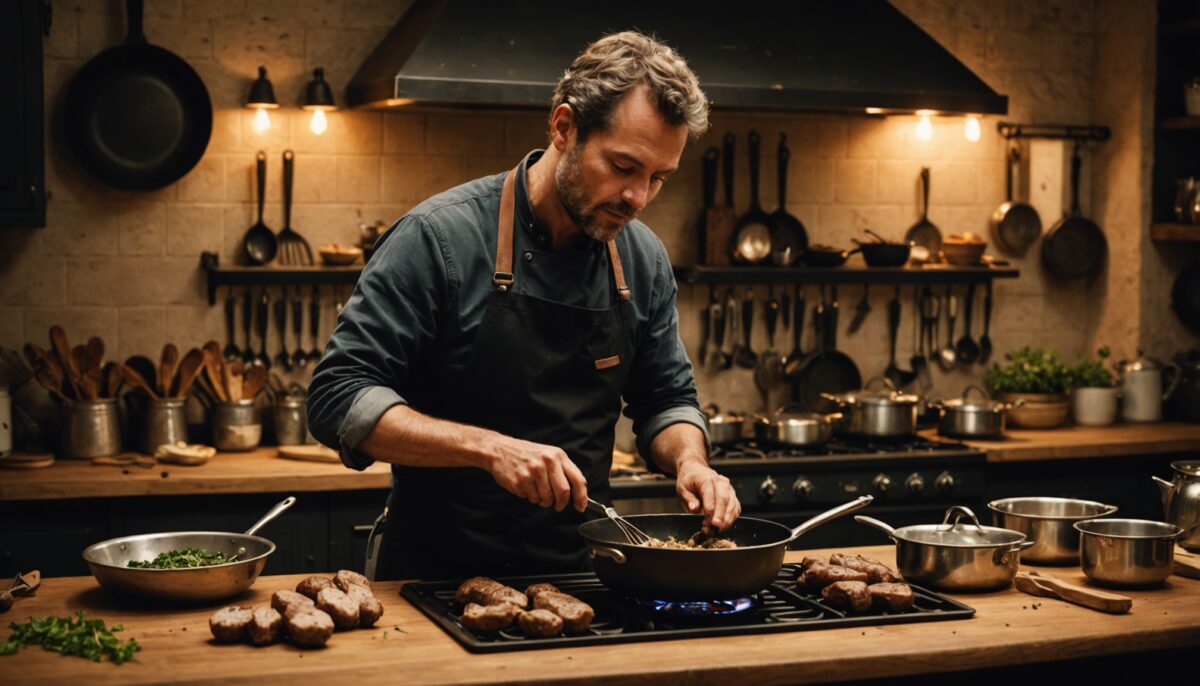 Boudin noir : Comment maîtriser la cuisson parfaite entre feu doux et feu vif, et les pièges à éviter
