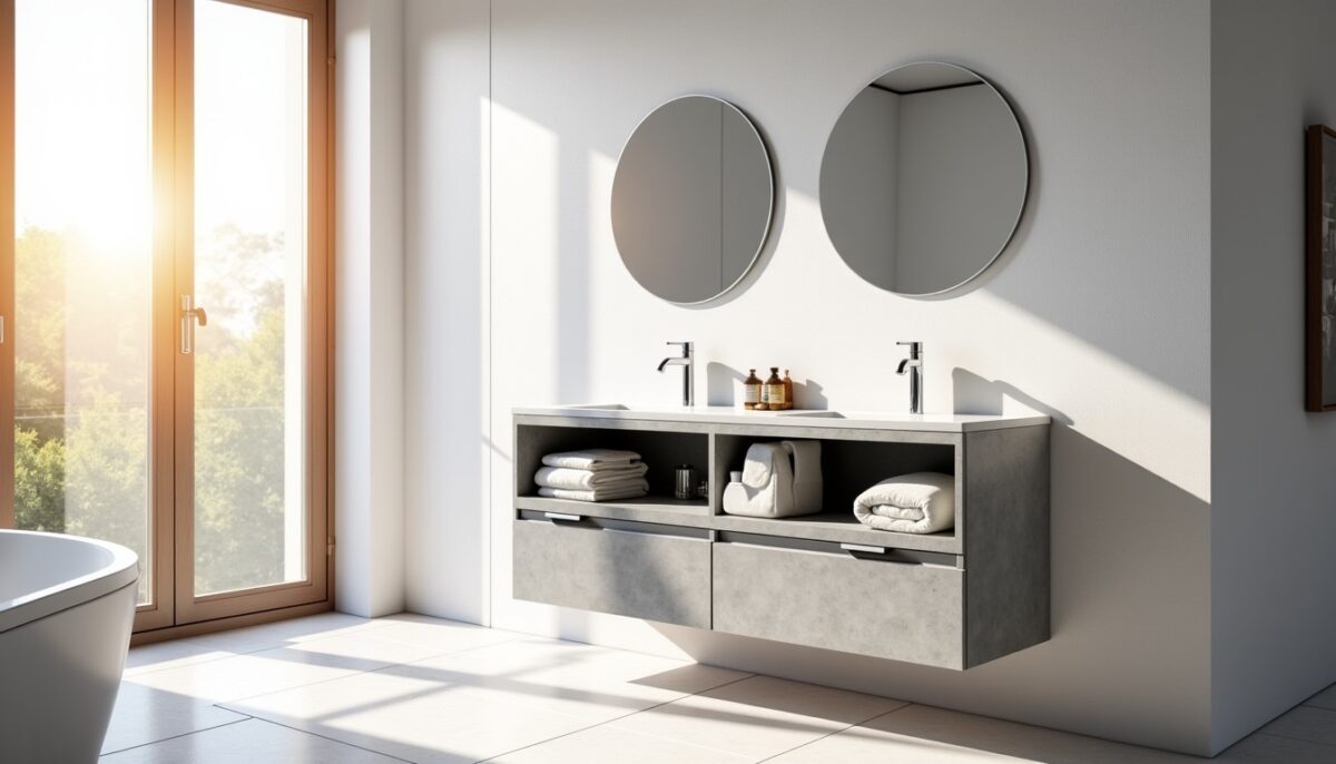 Meubles de salle de bain en siporex : allier robustesse et design à petit prix