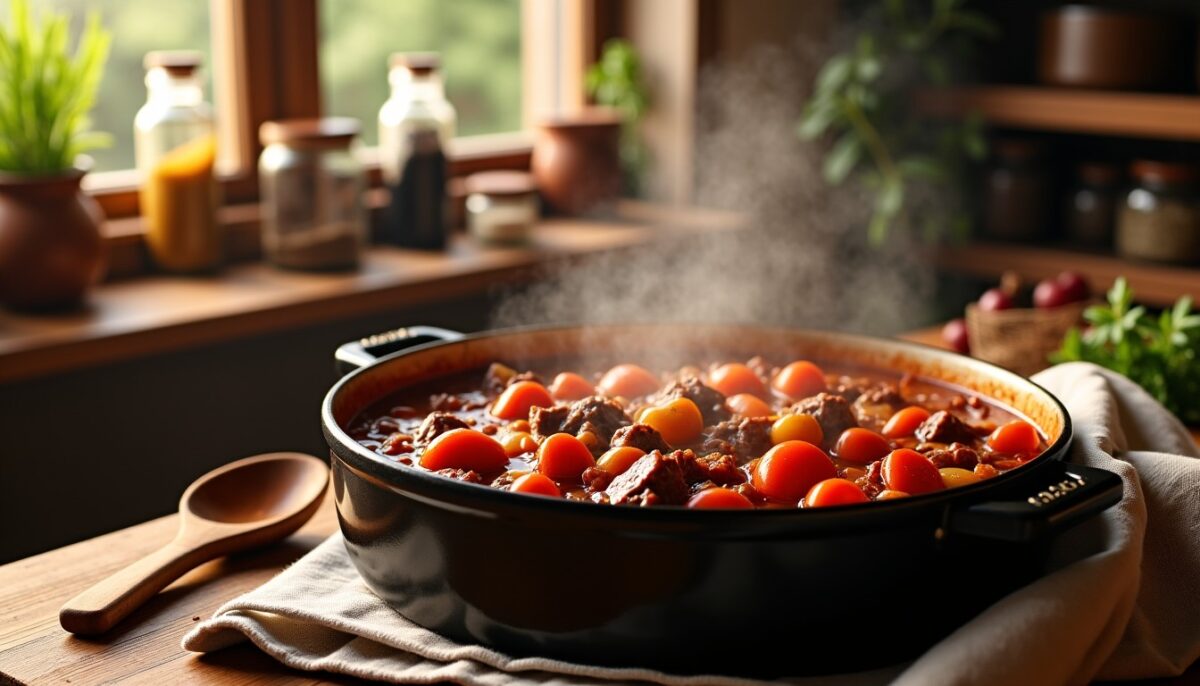 Paleron de Bœuf mijoté au Vin Rouge : Une Explosion Gourmande de Saveurs