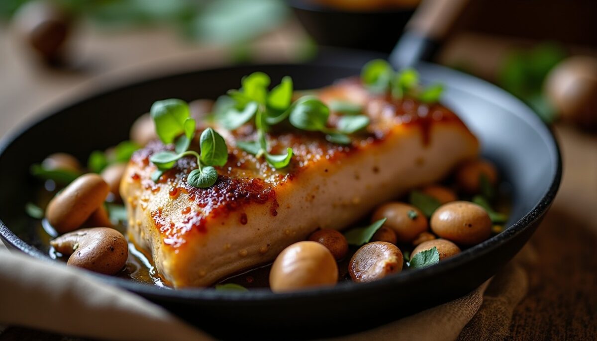 Délice forestier : Foie de bœuf poêlé aux champignons sauvages, une recette gourmande à savourer ensemble