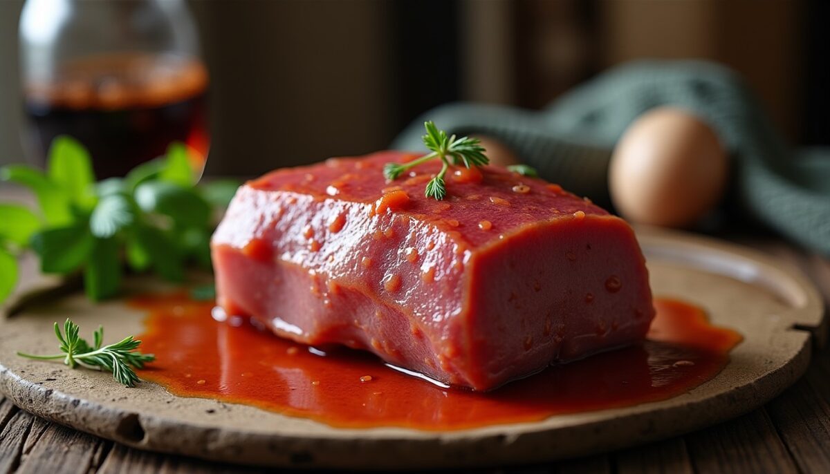 Saveurs champêtres : la tête de veau réinventée avec une sauce gribiche moderne